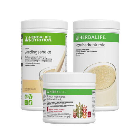 All-in-one-Shake - Formula 1 romige vanille, proteïnedrank mix en multivezel drank